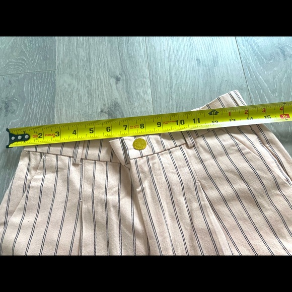 ANTHROPOLOGIE 🥃 Sz 4 6 SCoTcH and Soda pinstripe pants pull on SO SHIC elastic! - Picture 4 of 7